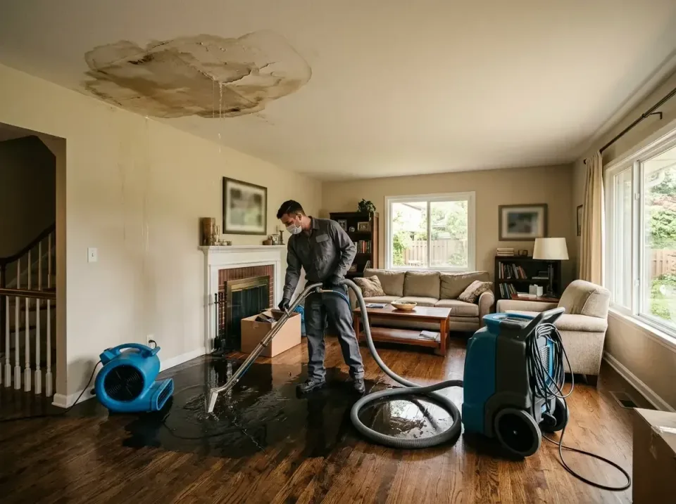 attic-pipe-burst-ceiling-drip-008 — frequently asked questions, Water Damage Restoration & Carpet Care in Southaven, MS